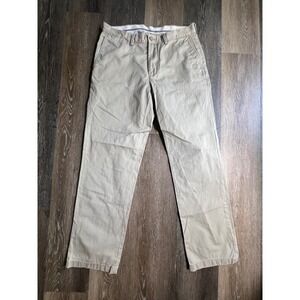 Polo Ralph Lauren Chinos Mens 34x32 Tan Excellent Classic Fit Khaki Pants